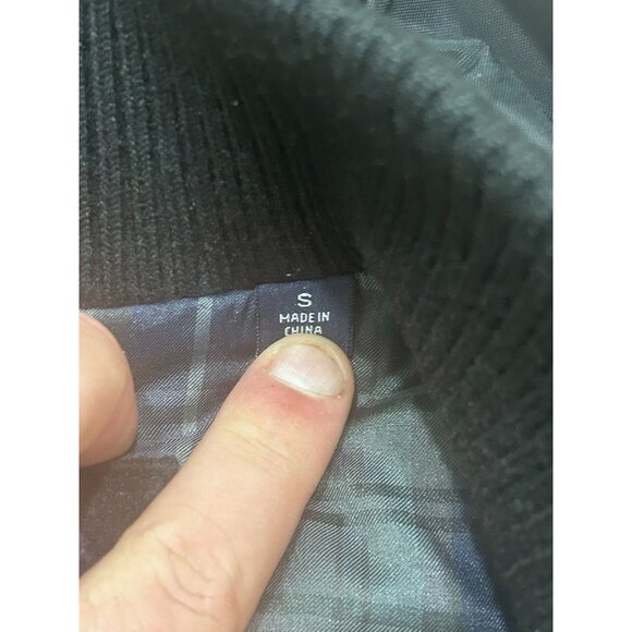 Tommy Hilfiger Overcoat Jacket Men's Size Small Full Zip Pockets Wool Blend Gray - Picture 9 of 13